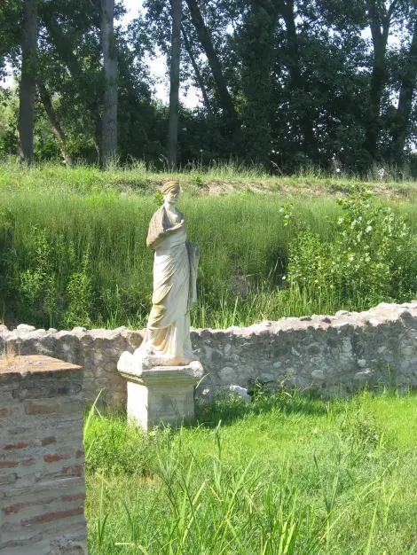Statue of Goddess Isis in the sacred city of Dion (Vassiliadis)